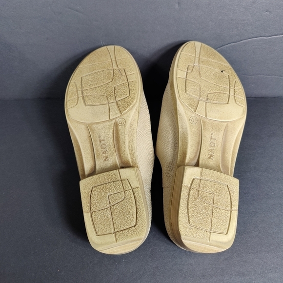 NAOT Lodos Women's Beige Lizard Leather Slip On Loafer Shoe Size 10-10.5 - Picture 9 of 9